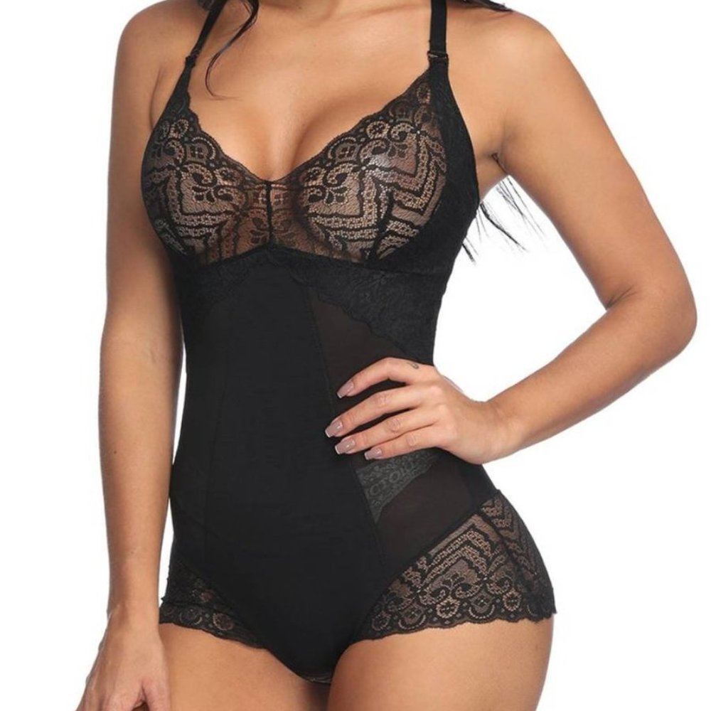 Wholesale Women Tummy Control Body Shaper Lace Bodysuit